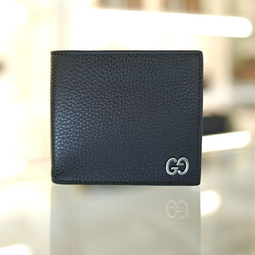 GUCCI メンズ二つ折り財布 473922 A7M0N 1000 ブラック レザー 140551598
