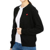Comme Des Garcons Mini Red Heart Patch AZ N079 051 1 Women's Wool Cardigan 32911343 [P]