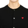 Comme Des Garcons Mini Red Heart Patch AZ N079 051 1 Women's Wool Cardigan 32911343 [P]