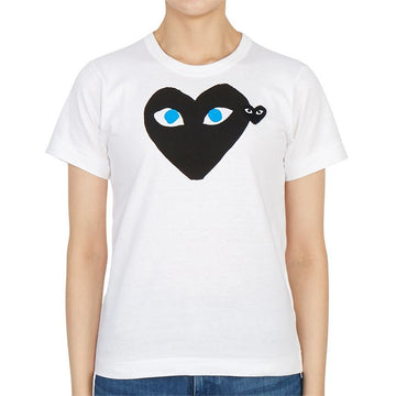 COMME DES GARCONS Doppelherz-Wappen AZ T087 051 1 Damen T-Shirt kurzarm 29417891