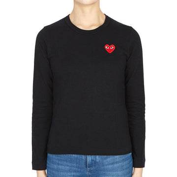 COMME DES GARCONS レッドワッペンAZ T117 051 1 レディース 長袖Tシャツ 27250713