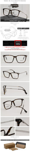 Burberry Eyeglass Frame BE2378 3002 Dark Havana Square Luxury Horn Rim Fashion ELLIS 140563244 [P]