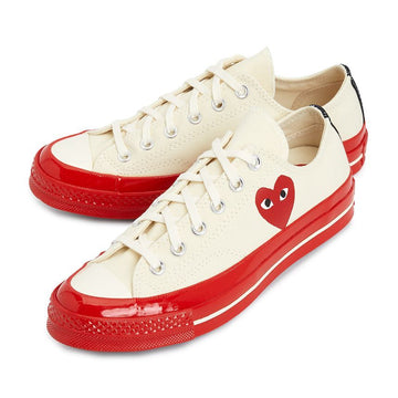 Comme Des Garcons Red Heart Chuck Taylor 70 Sneakers AZ K123 001 2 (Unisex) 140563533