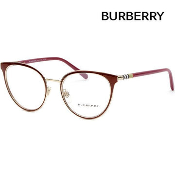 Burberry BE1324 1265 Cat Eye Round Burgundy Metal Frame 132355495