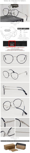 Burberry BE1373 1005 Round Blue Metal Frame 93832346 [P]