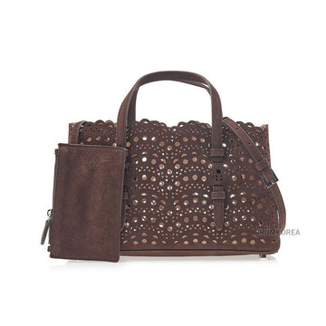 ALAIA ミナ ミディアム トートバッグ 733 FW25 140569505