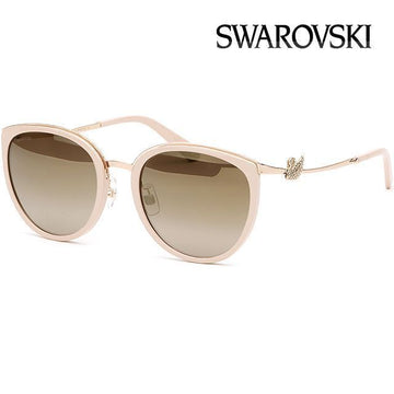 Swarovski Sunglasses SK247K 32G Semi-Mirror Luxury Official Asian Fit 65873122