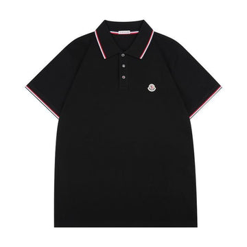 MONCLER モンクレール 8A70300 84556 999 ロゴパッチ 半袖ポロシャツ 77332042 [P]
