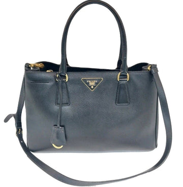 PRADA BN1874 サフィアーノ ラックス ダブルジッパー 2wayバッグ トートバッグ 140630131