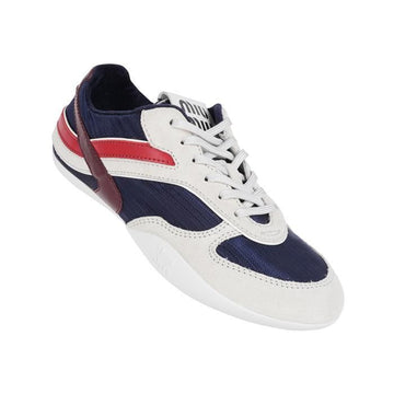 MIU MIU Casual Sport Baumwoll Schnürschuhe 5E428E 71L F001Z FA005 140630273