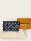 LOUIS VUITTON インクブルー ホワイト モノグラム シャドウ ガスコン ウェアラブル ウォレット 140630537 [P]