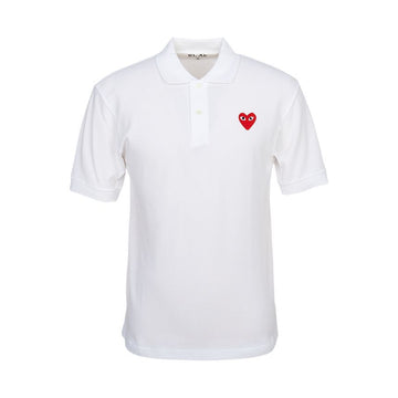 COMME DES GARCONS レッドワッペン カラー 半袖Tシャツ AX T006 051 5 (ユニセックス) 140631482