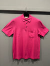 Hermes Hot Pink H Logo Polo Shirt 140635763 [P]
