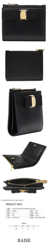 Salvatore Ferragamo 23SS Bow Compact Coin Wallet 22-E009 0734500 48798974 [P]