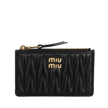 MIU MIU MATERIALS Nappa Reißverschluss Geldbörse 5MB06M AFPP F0002 140680720