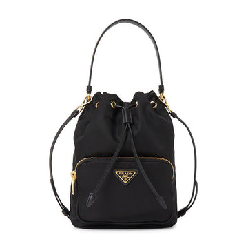 Prada Duet Lina Nylon Women's Bucket Bag 1BH038 RV44 F0002 UOP 140685956 [P]