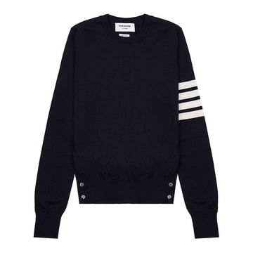 THOM BROWNE Damen Woll 4-Bar Relaxed Strickwaren 140697432