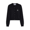 MARINE SERRE WTK011A CKNI0511 BK99 Damen Cardigan 140738418 [P]