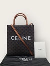 Celine Triomphe Canvas Vertical Cabas Bag Small 140764750 [P]