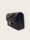 CHANEL Caviar Gold Classic Flap Shoulder Bag Small 140764818 [P]