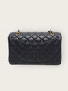 CHANEL Caviar Gold Classic Flap Shoulder Bag Small 140764818 [P]