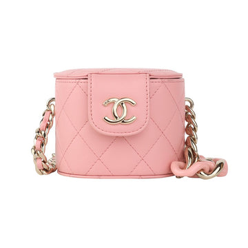 CHANEL Elegante goldfarbene Kettentasche Vanity Kosmetiktasche AP2428 35444K 140765128