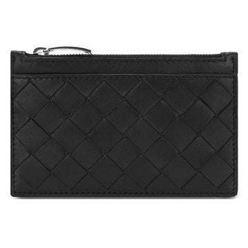 BOTTEGA VENETA Intrecciato Schlüsselanhänger Kartenetui Schwarz 608784 VCPP3 8803 77336326