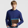 Louis Vuitton Pochette Voyage MM Blue M12815 140850323 [P]