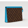 Louis Vuitton Pochette Voyage MM Blue M12815 140850323 [P]