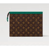 LOUIS VUITTON Pochette Voyage MM Grün M12816 140850325 [P]