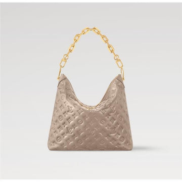 LOUIS VUITTON Kusang Hobo MM Beige M12071 140850349 [P]