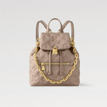 LOUIS VUITTON Kussang Rucksack PM Braun M13358 140850382 [P]