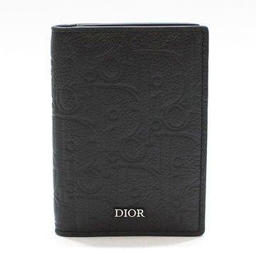 DIOR ブラック グラビティ オブリーク バーティカル 2段 カードホルダー 2ESCH138FLG 140854730