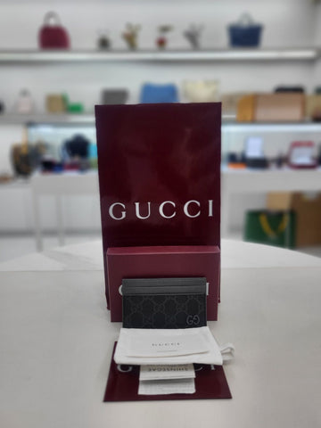 GUCCI GGスプリーム コーティング キャンバス ペブル グレイン カードケース 768248 140894711