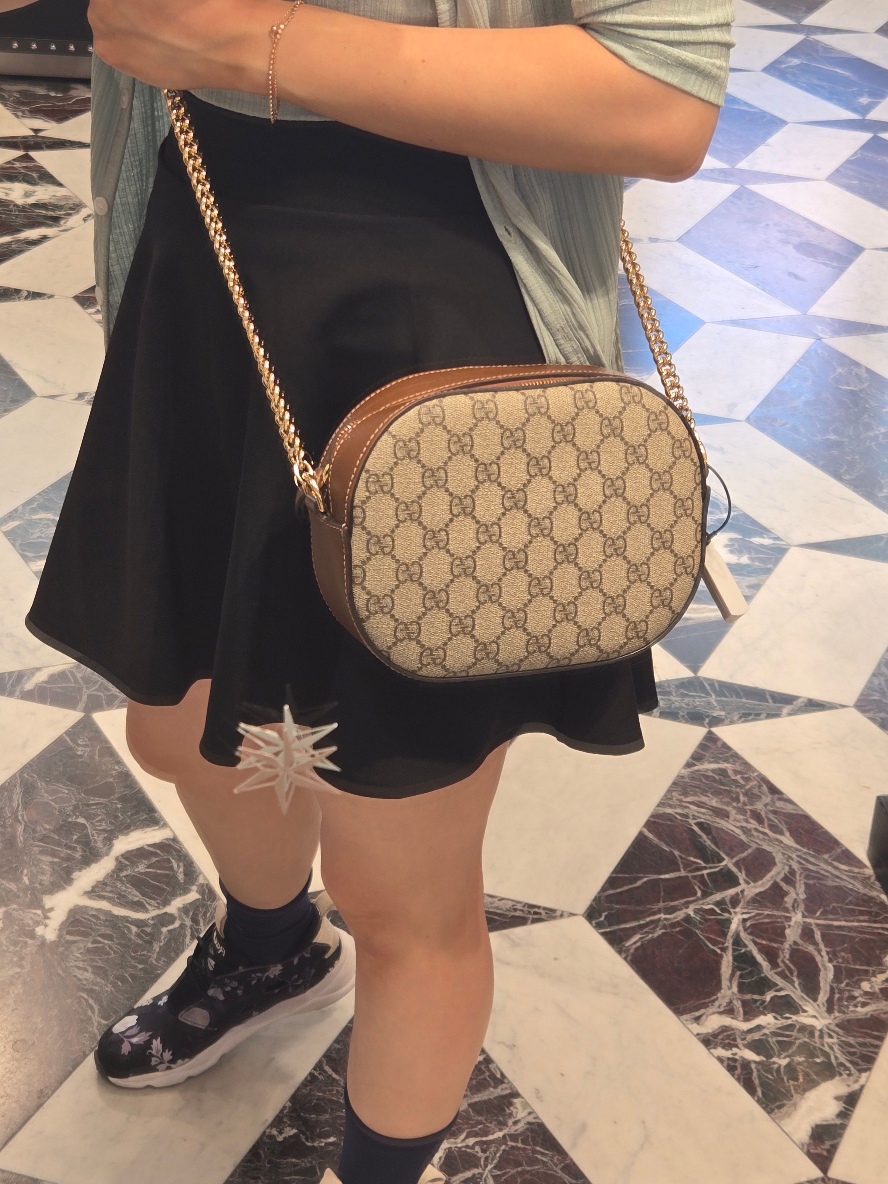 GUCCI バック Gucci Jumbo GG Bamboo Mini Tote Diana Shoulder Bag Leather 660195