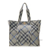 BURBERRY MD KNIT TOTE CH4 B9629 SS25 Frauen Medium Check Tote 140936902 [P]