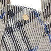 BURBERRY MD KNIT TOTE CH4 B9629 SS25 Frauen Medium Check Tote 140936902 [P]