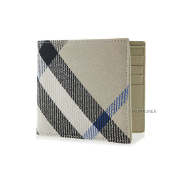 Burberry Check Pattern Bi-Fold Wallet 140937065