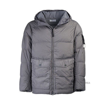 Stone Island FW25 Men's Crinkle Reps Hooded Padded Jacket 140937186