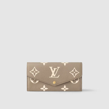 LOUIS VUITTON バイカラー モノグラム アンプレンテ レザー サラ ウォレット M81049 140947543