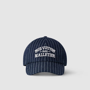 LOUIS VUITTON Mütze Denim Streifen 140947590
