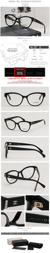 CHANEL CH3440H C622 キャットアイ バタフライ ロゴ パール装飾 ボールド スクエア メガネフレーム 140967668 [P]