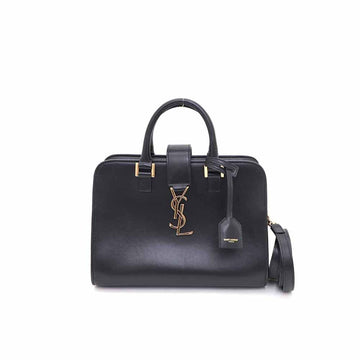 Saint Laurent Cabas Baby Black Tote Bag with Gold Accents 568853 kk68138564 140968872