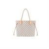 LOUIS VUITTON Neverfull MM White Damier Pattern Pink Lining N40603 140978594 [P]