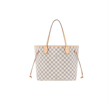 Louis Vuitton Neverfull MM White Damier Pattern Pink Lining N40603 140978594 [P]
