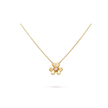 Van Cleef & Arpels Alhambra Pendant Mini Model 18K Yellow Gold VCARP0J100 140978625 [P]
