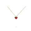 Van Cleef & Arpels Alhambra Sweet Heart Pendant Red VCARN59N00 140978633 [P]