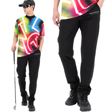 MARK & LONA AERO テーパード フィット パンツ ブラック MXM-5A-AT01 140996886