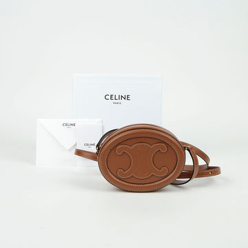 CELINE Triope Oval Pulse Schulter Crossbody Bag 10I703DPQ 140717173