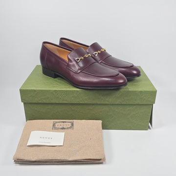 GUCCI Horseshoe Leder Slipper 280 141009028